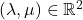 (\lambda,\mu)\in\mathbb{R}^2