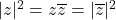 Rendered by QuickLaTeX.com |z|^2=z\overline{z}=|\overline{z}|^2