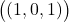 Rendered by QuickLaTeX.com \big((1,0,1)\big)