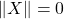 Rendered by QuickLaTeX.com \left\| X \right\| = 0