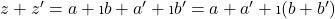 Rendered by QuickLaTeX.com z+z'=a+\i b+a'+\i b'=a+a'+\i(b+b')