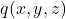 Rendered by QuickLaTeX.com q(x,y,z)