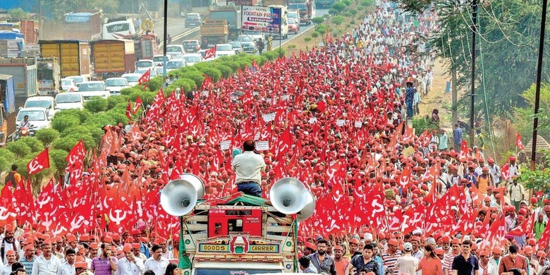 manifestation en Inde