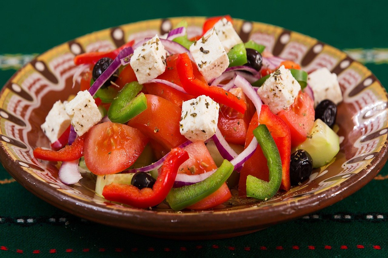 Recette étudiant : salade grecque