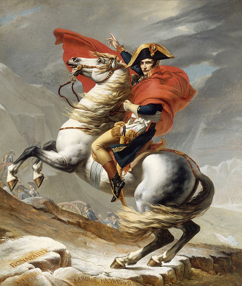 bonaparte franchissant le grand saint bernard
