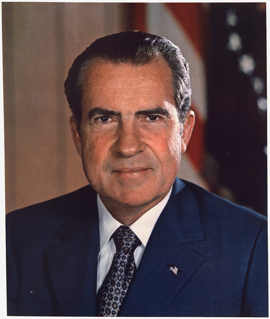 Le président Richard Nixon