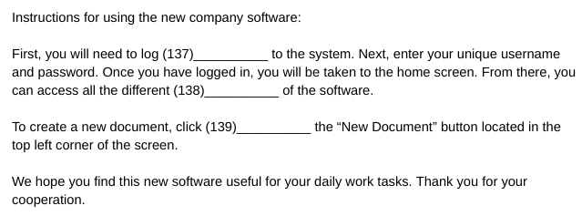 toeic part 6 instructions