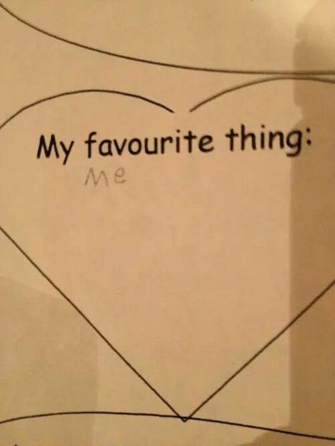 My favorite thing : me