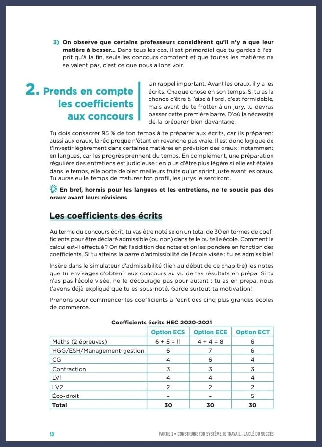 extrait du livre Integrer HEC Sherpas 4