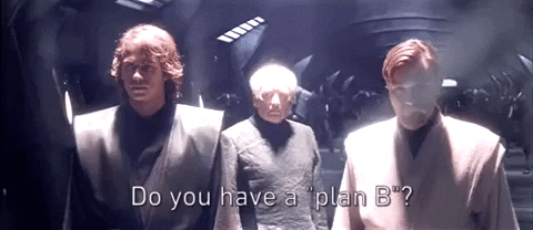 Clip de Star Wars : "Do you have a "plan B"?