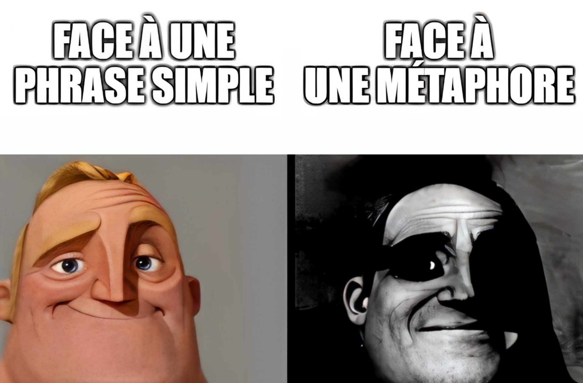 M. Indestructible n'arrive pas à faire une analyse sémantique sans aide.