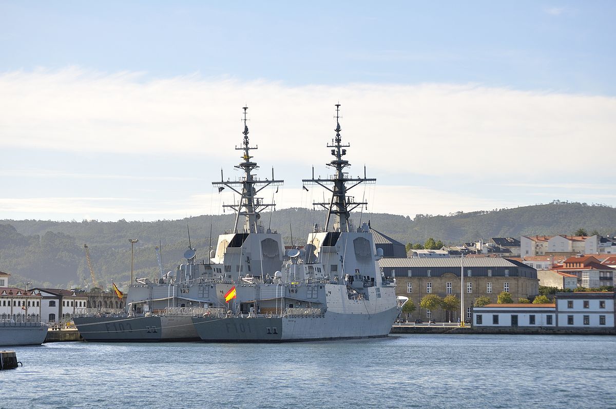 La base navale de Ferrol de la ville d'enfance de Franco.