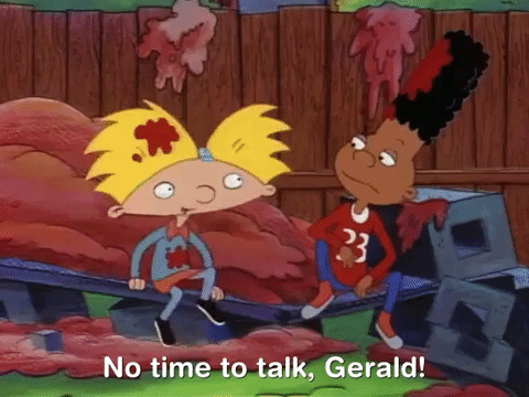 « Pas le temps de discuter, Gerald ! »