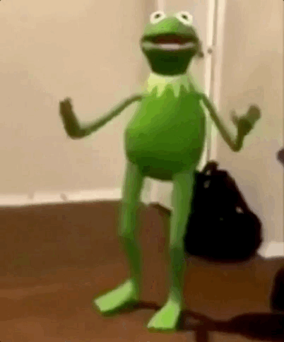 Kermit danse.