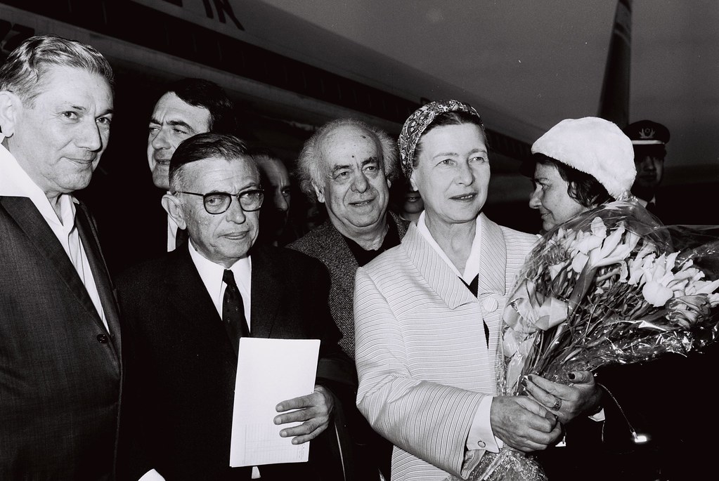 Simone de Beauvoir et Jean-Paul Sartre.