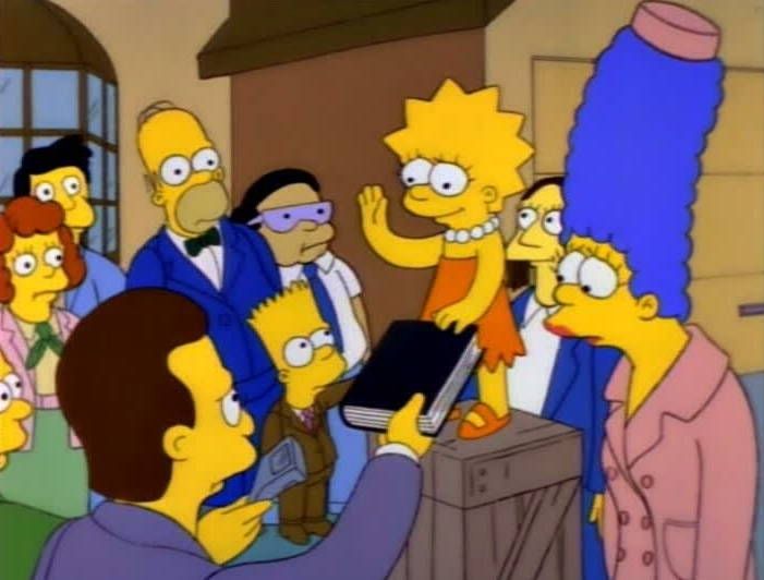 Lisa est investie présidente des États-Unis