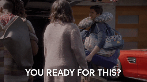 Personne très chargée de bagages