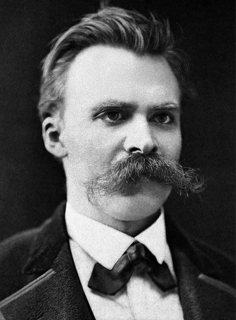 photo noir et blanc de nietzsche