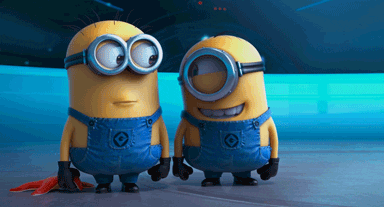 Deux minions qui rient