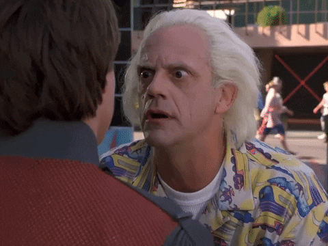 Doc (Back to the Future) qui dit « Pourquoi ? » à Marty McFly