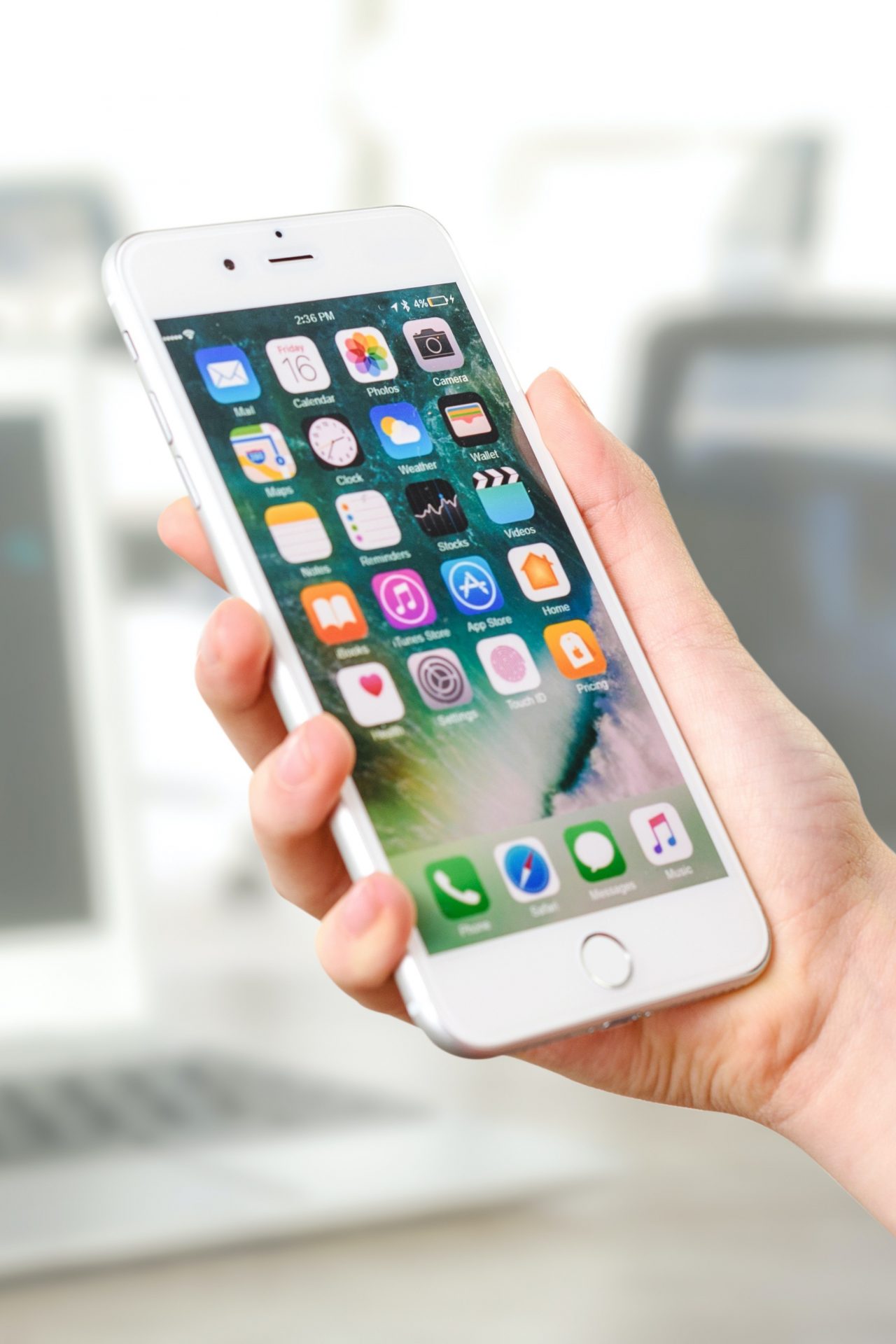 Des applications sur un portable.