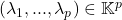 (\lambda_1,...,\lambda_p) \in \mathbb{K}^p