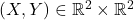 \left( X, Y \right) \in \mathbb{R}^2 \times \mathbb{R}^2