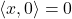 \langle x,0\rangle=0