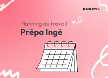 Planning de travail Prépa Scientifique