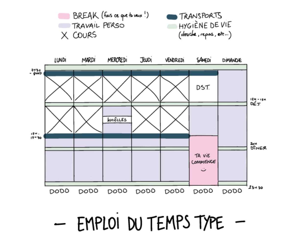 Le planning de travail en prépa HEC : comment bien s’organiser ? 