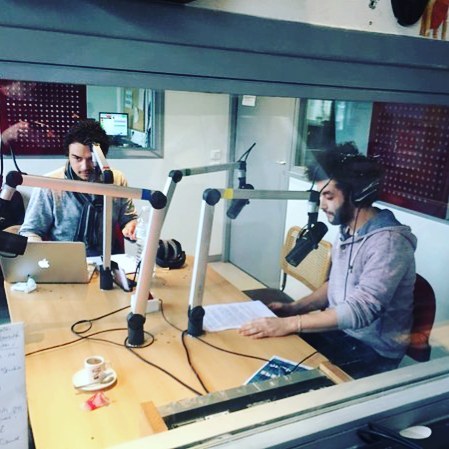 Salle d'enregistrement de podcast de l'EJDG