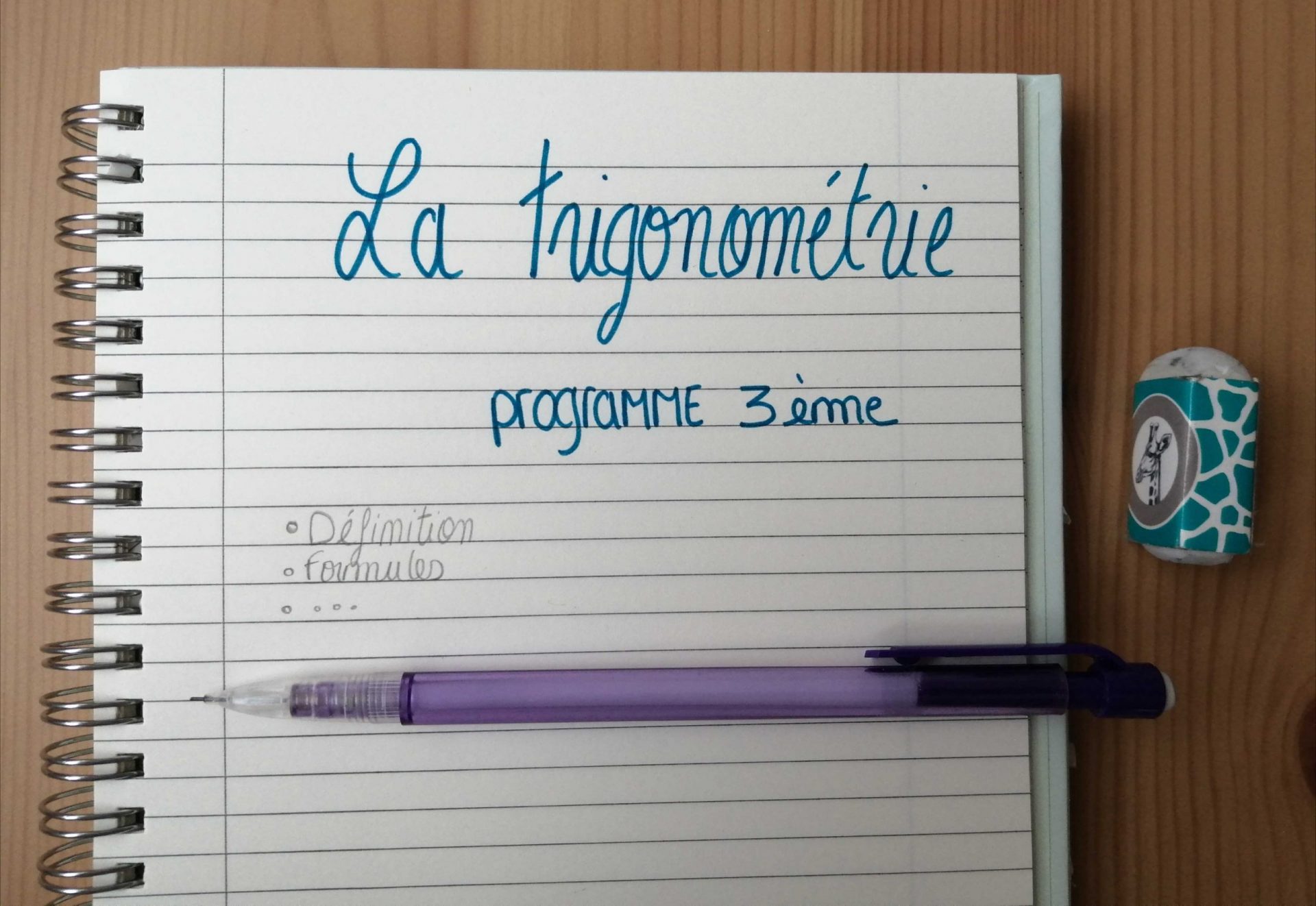 Quelle formule trigonométrique choisir en 3ᵉ ? 