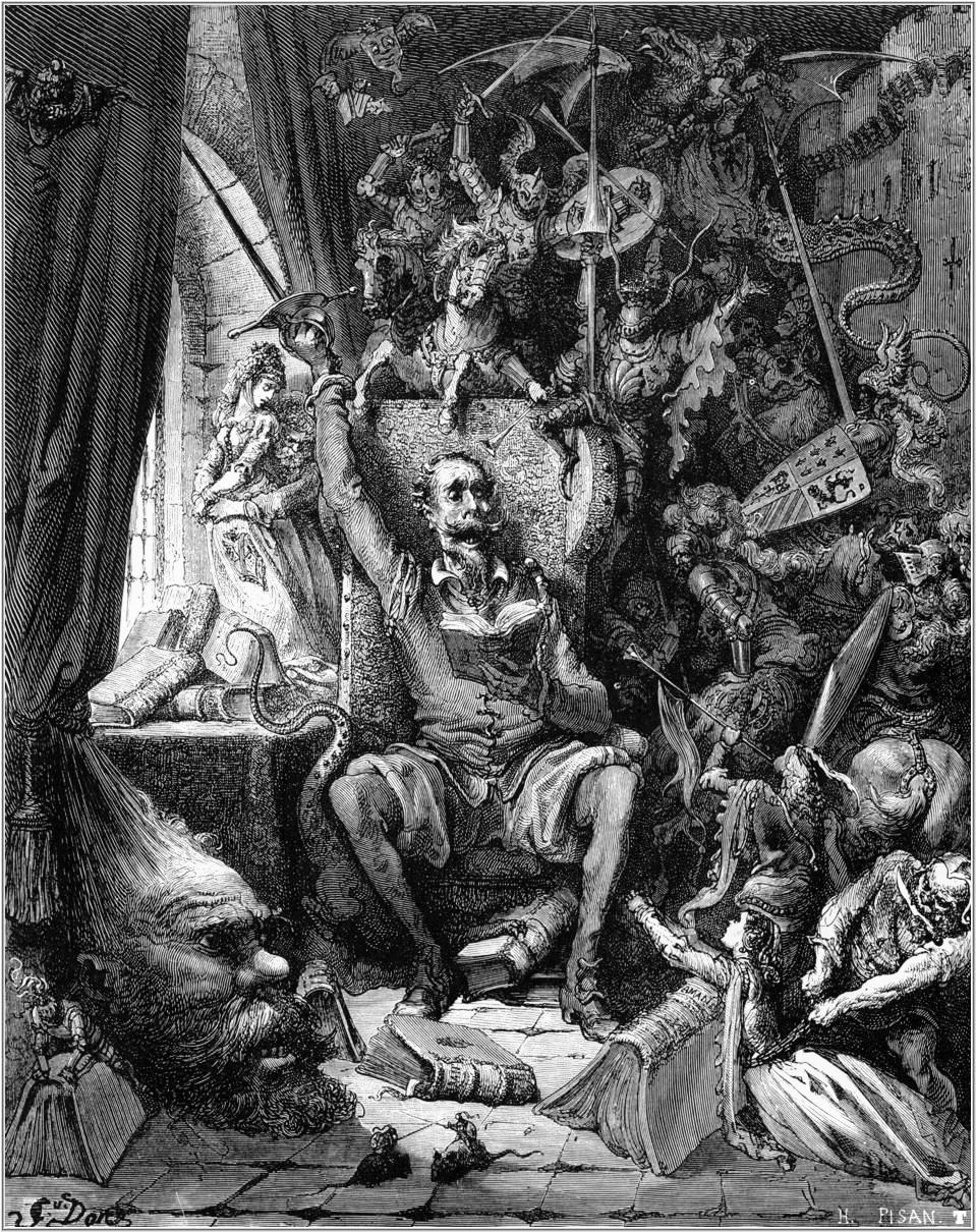 illustration de Don Quichotte de Gustave Doré