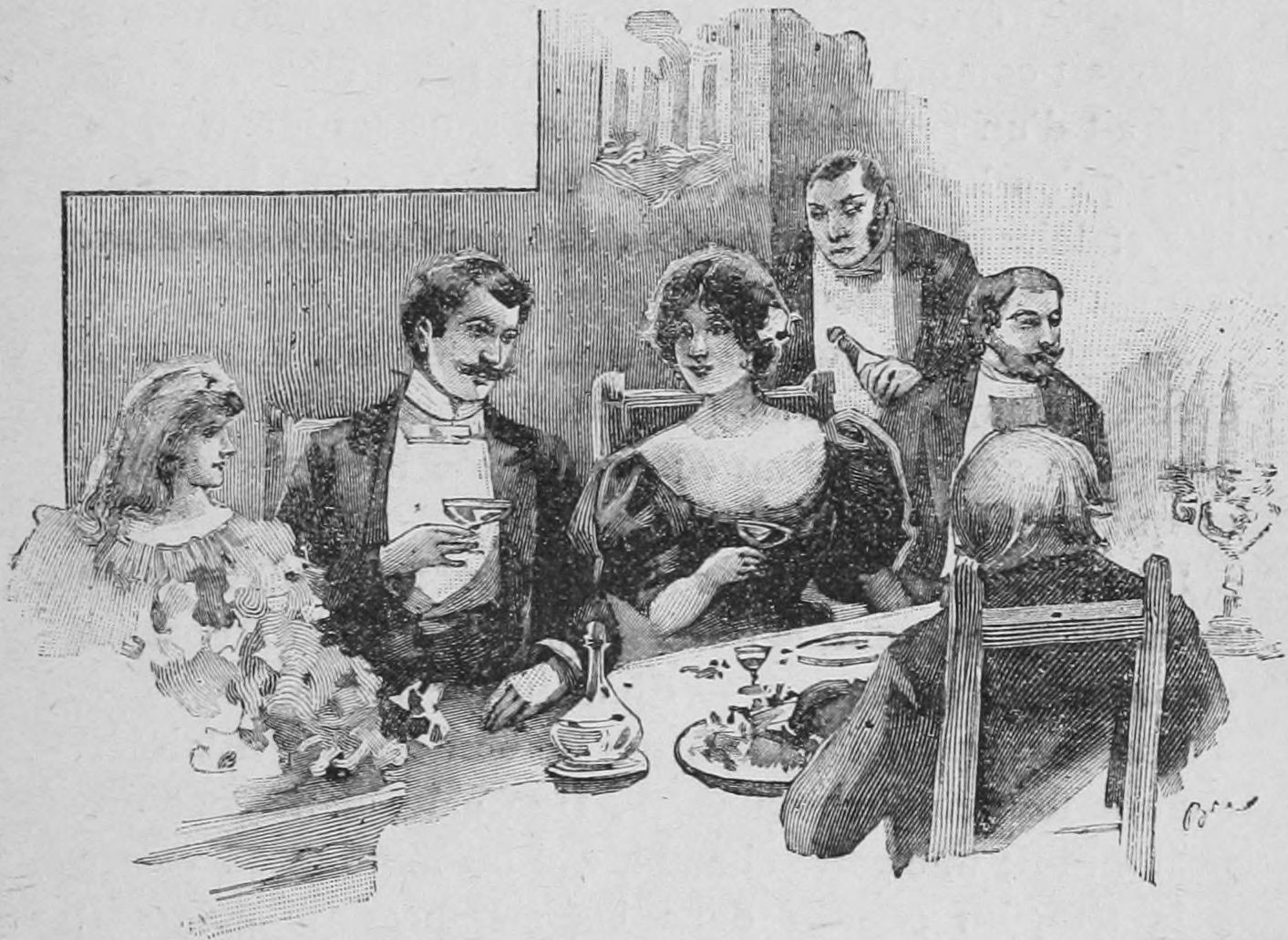 Bel-Ami durant un diner