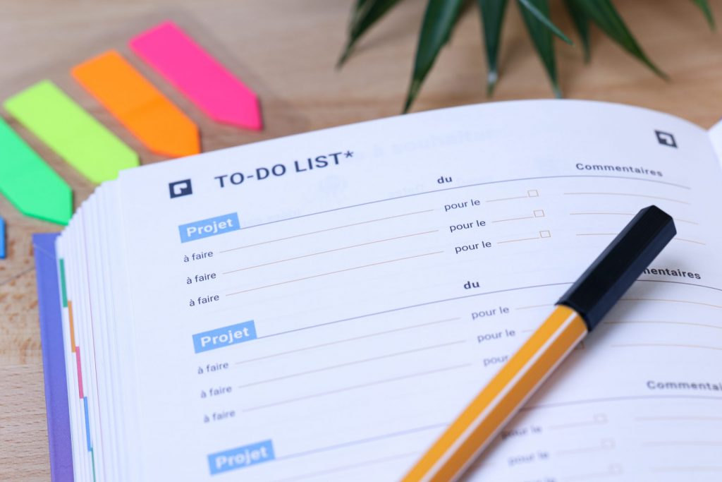 Les to-do list , l'un des outils pratiques et très bien pensé de l'agenda scolaire Les Sherpas