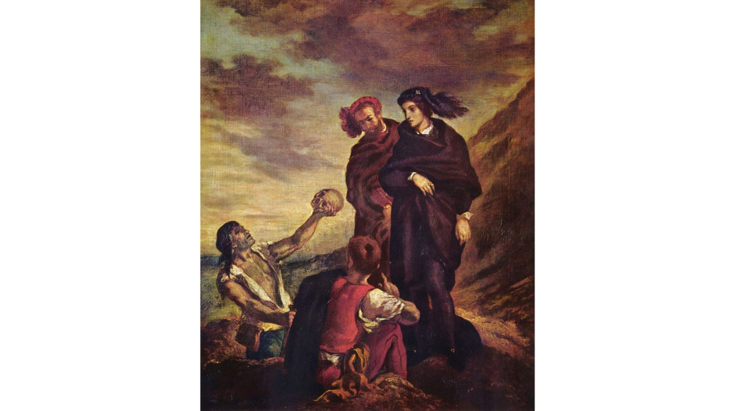 hamlet et horatio au cimetière