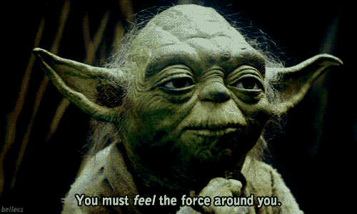 Yoda parle de la Force dans Star Wars.