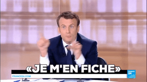 Macron dit « je m'en fiche »