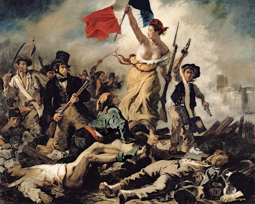 La Liberté guidant le peuple de Delacroix (1830).