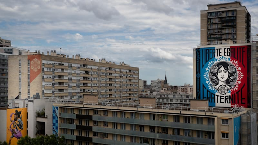 la Marianne de Shepard Fairey, alias Obey.