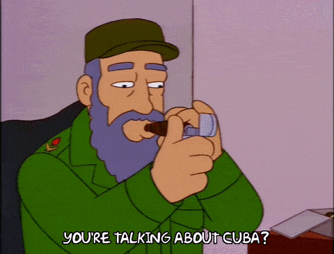 Fidel Castro a même eu le droit à son personnage dans les Simpson' !