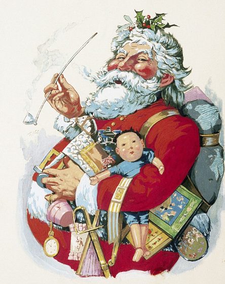 Illustration du père Noël de Thomas Nast.