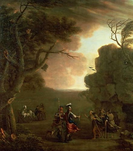 Macbeth et Banquo rencontrent les trois sorcières