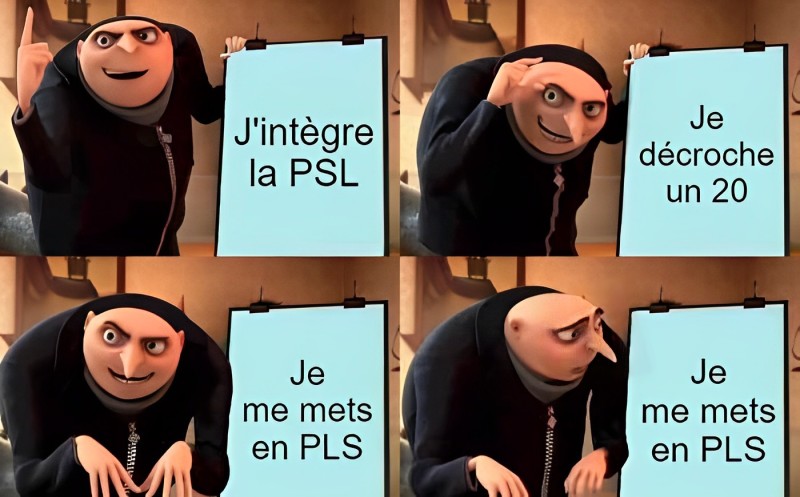 Un meme sur l'école PSL.