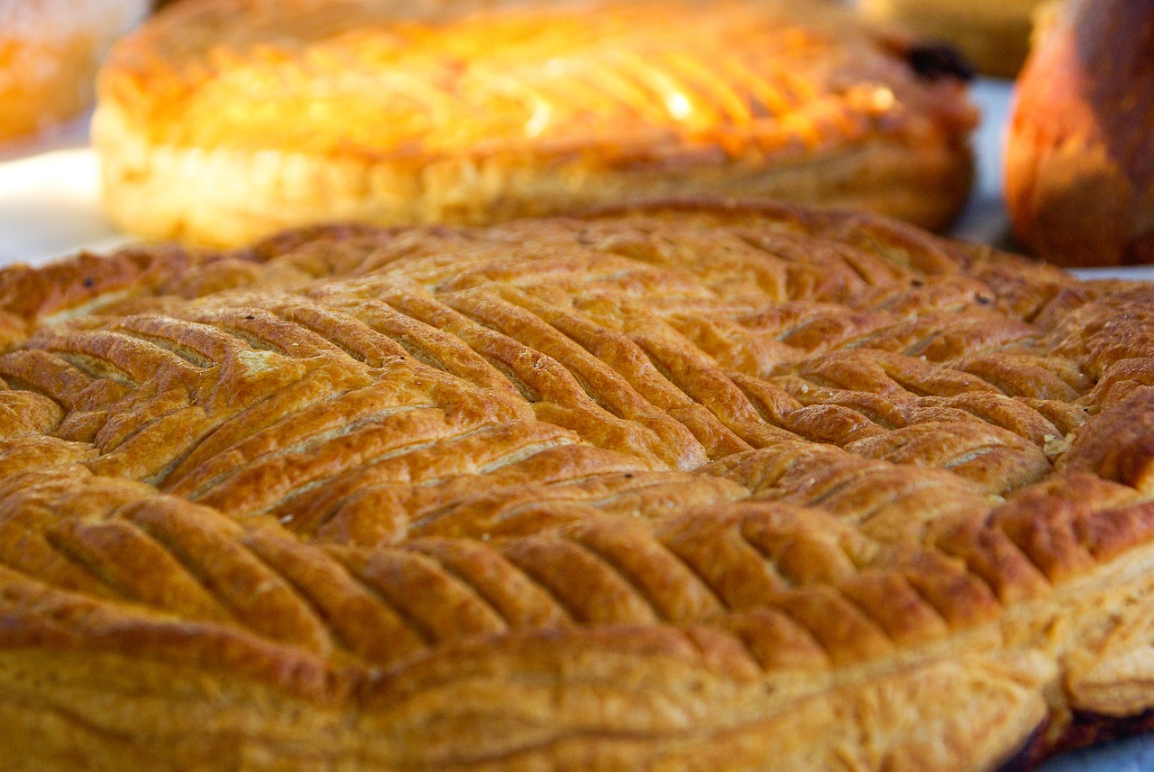 Une galette des rois.