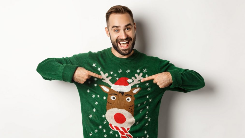 Pull moche de Noël