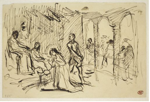 Le Christ devant Pilate, étude réalisée par Picasso à seulement 15 ans