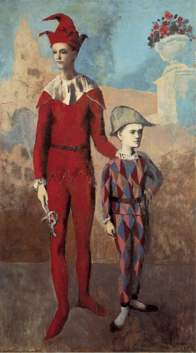 Acrobate et Jeune Arlequin, Pablo Picasso (1904)