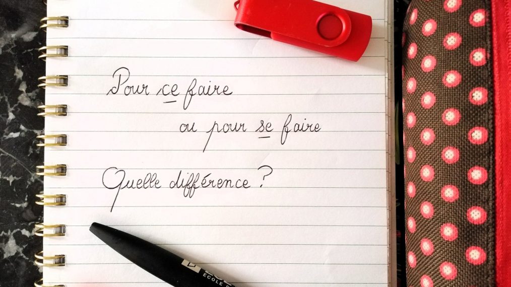 pour ce faire ou pour se faire