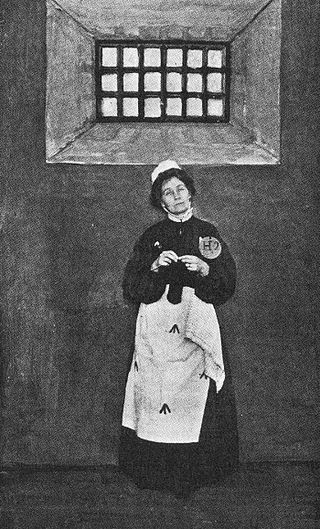 Image de Emmeline Pankhurst en prison